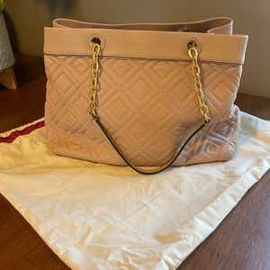 Tory Burch Quilted Fleming Tote